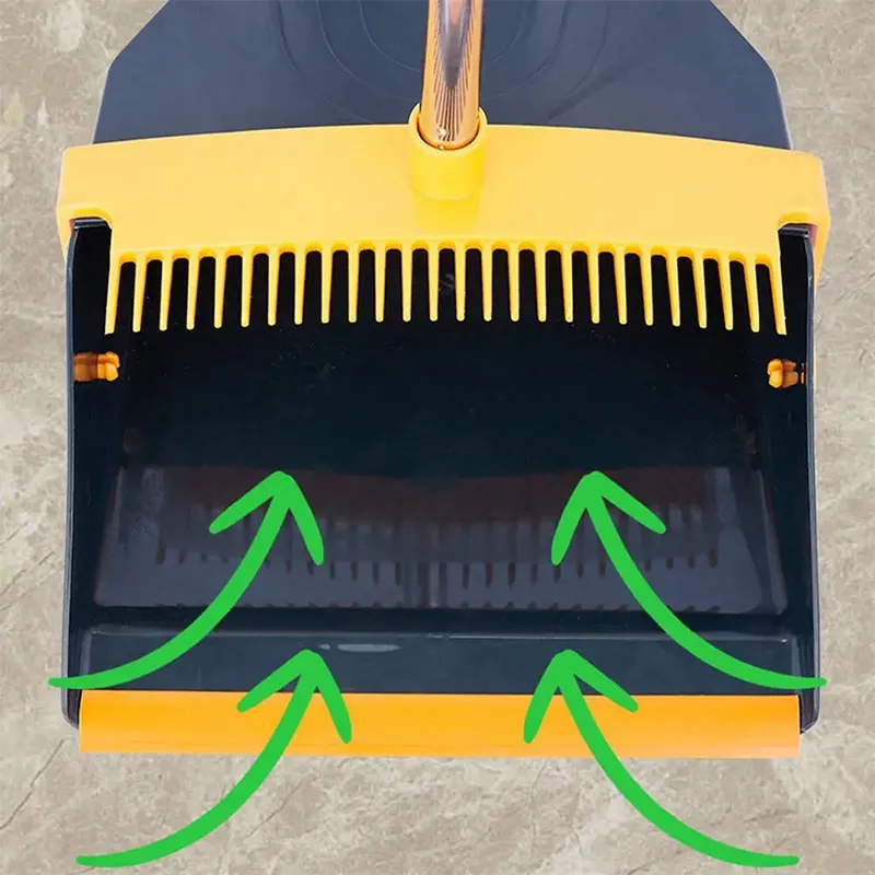 Shimandshine® Attachable Broom with dustpan cleaning product