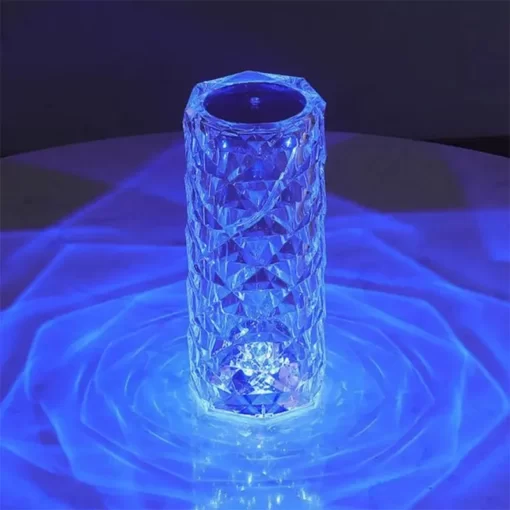 Shimandshine® Crystal Lamp Diamond Light Projector 16 Colors Touch & Remote Control